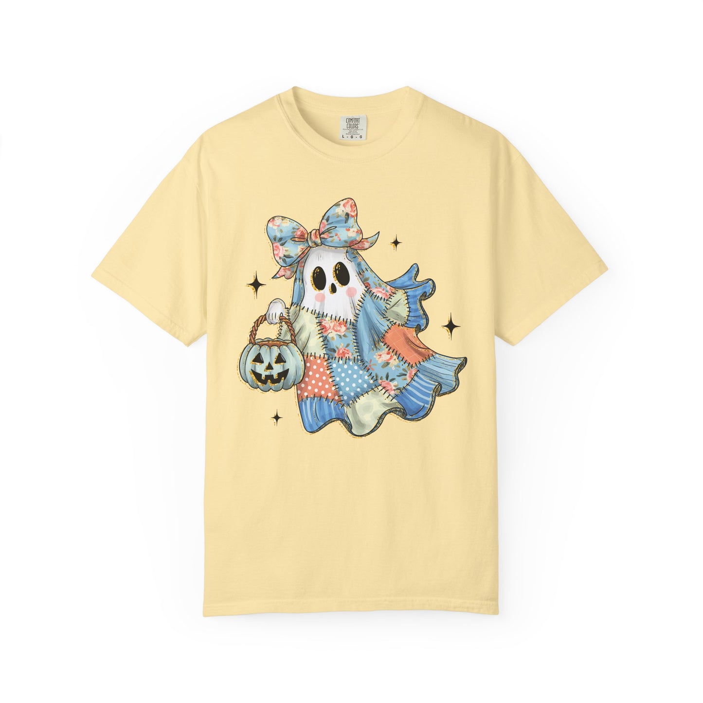 Patchwork Quilt Ghost Halloween Shirt