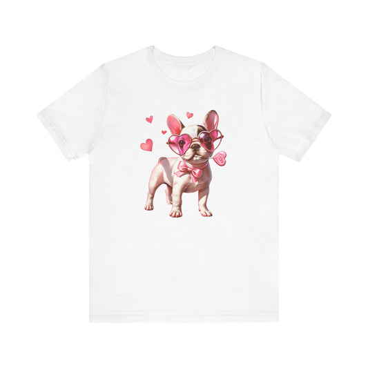 French Bulldog Valentine's Day T-Shirt