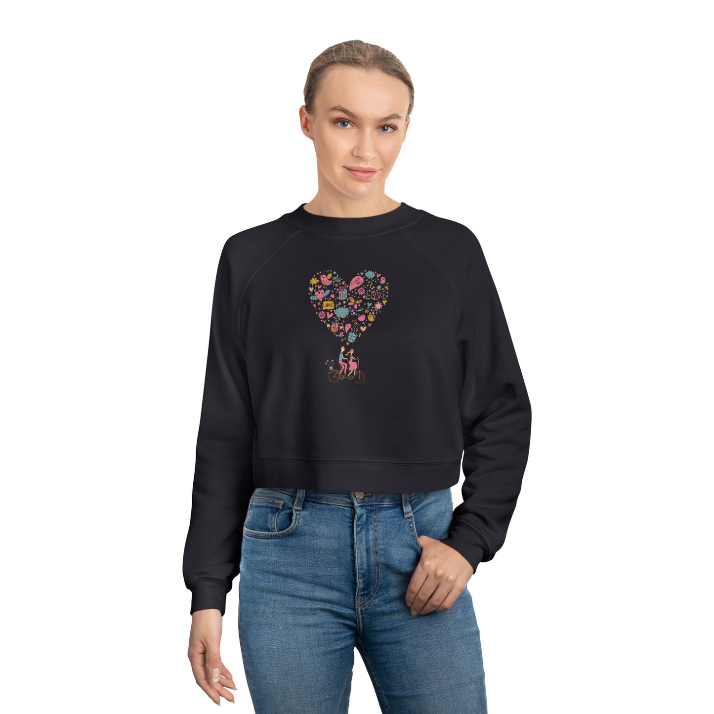 Valentine's Day Love Bicycle Pullover