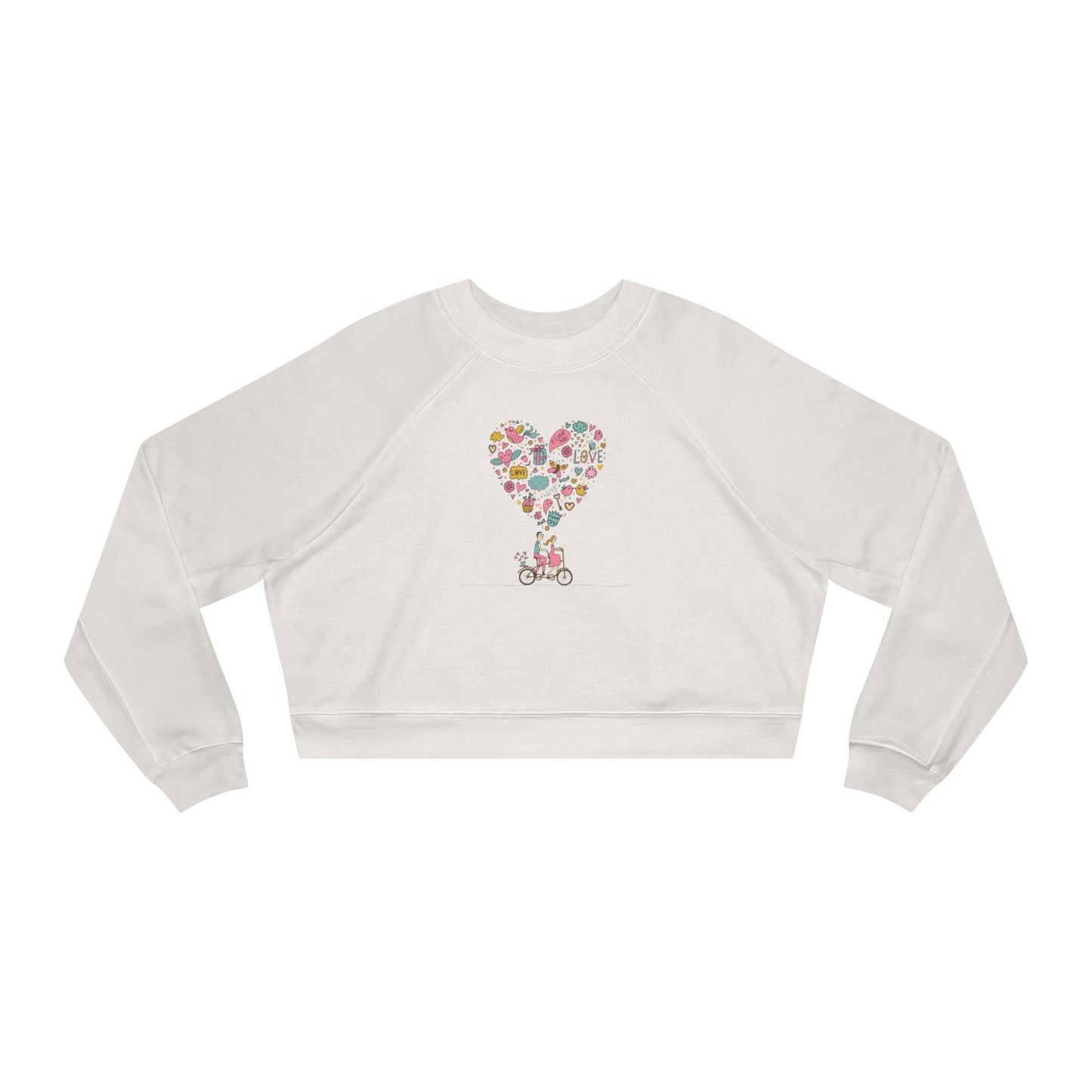 Valentine's Day Love Bicycle Pullover