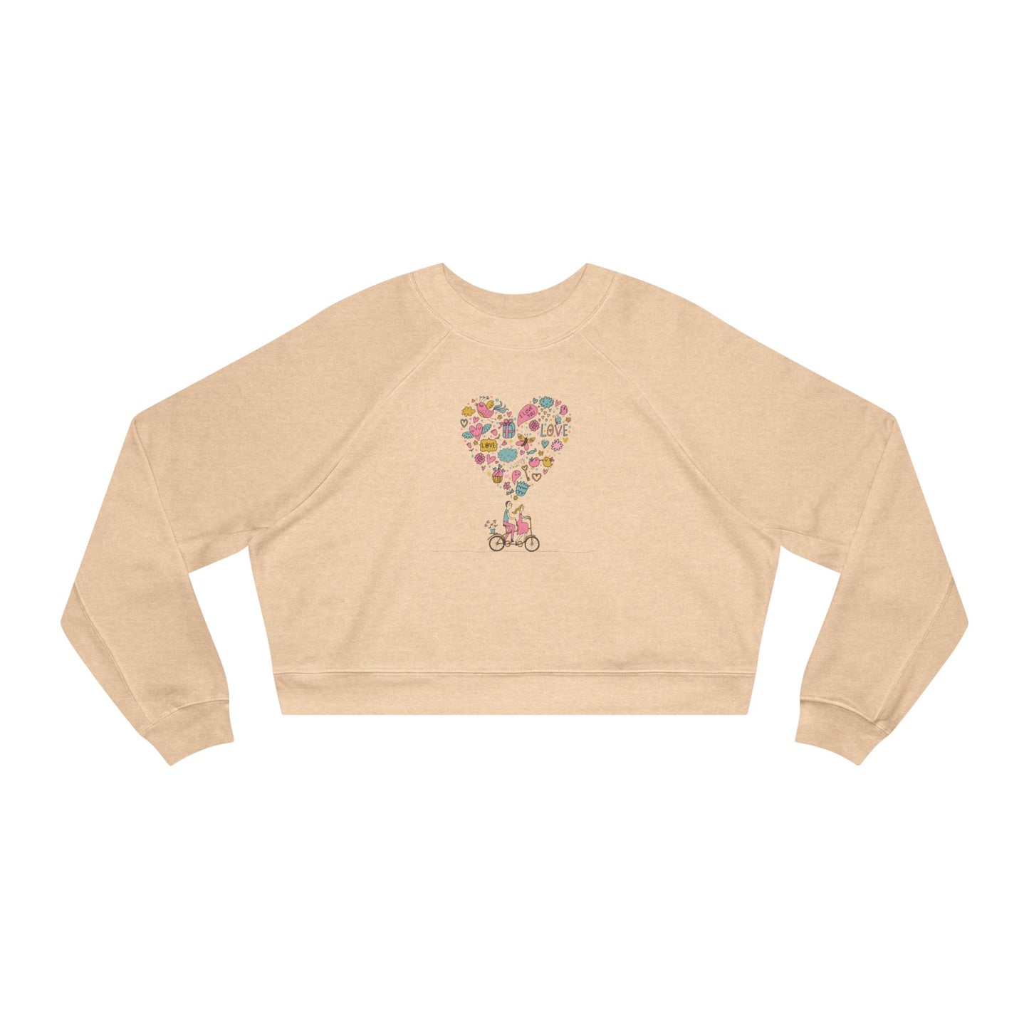 Valentine's Day Love Bicycle Pullover