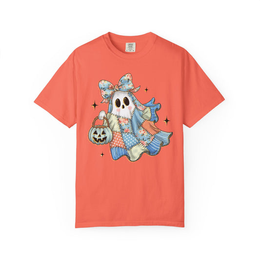 Patchwork Quilt Ghost Halloween Shirt