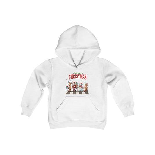Youth Merry Christmas Hooded Sweatshirt