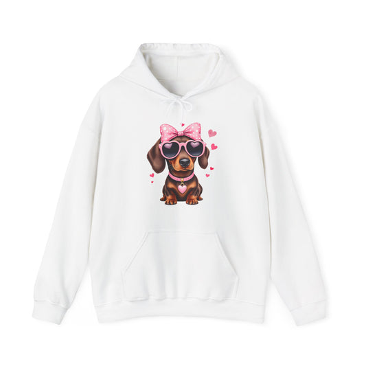 Dachsund Hearts Hoodie