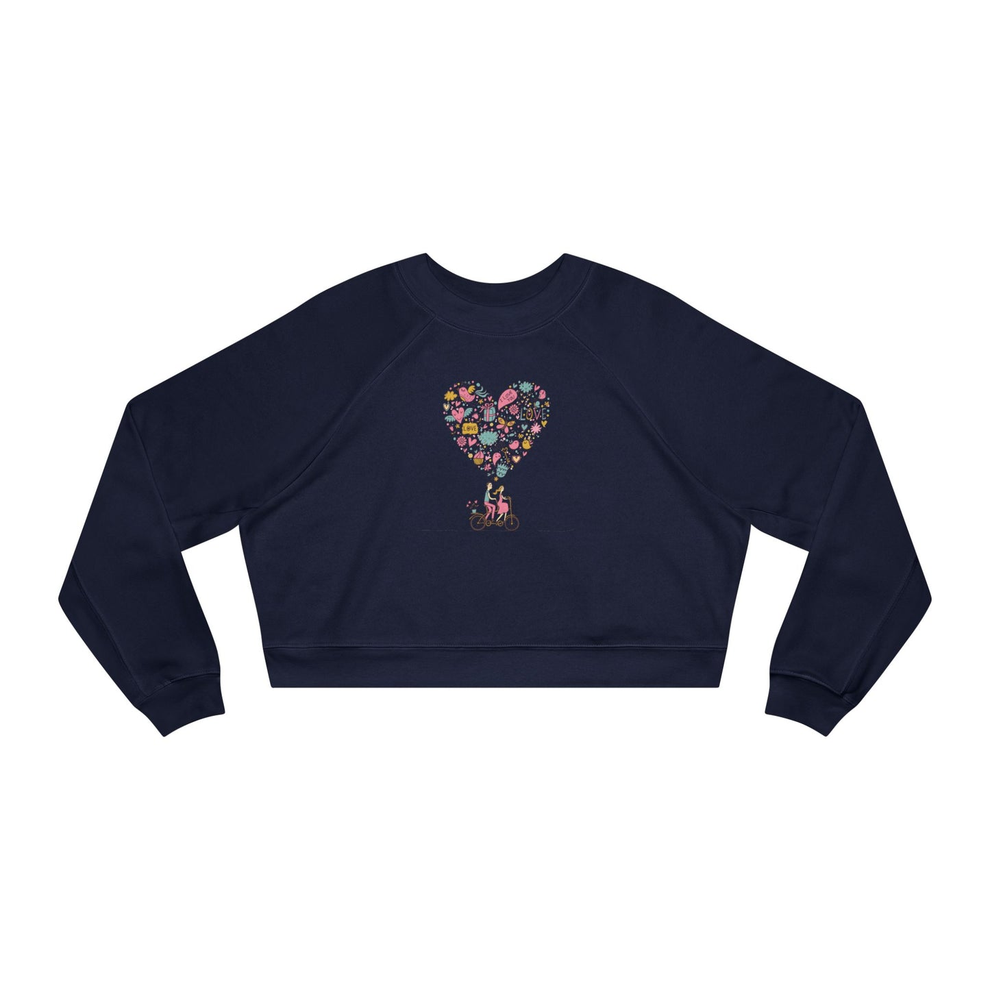 Valentine's Day Love Bicycle Pullover
